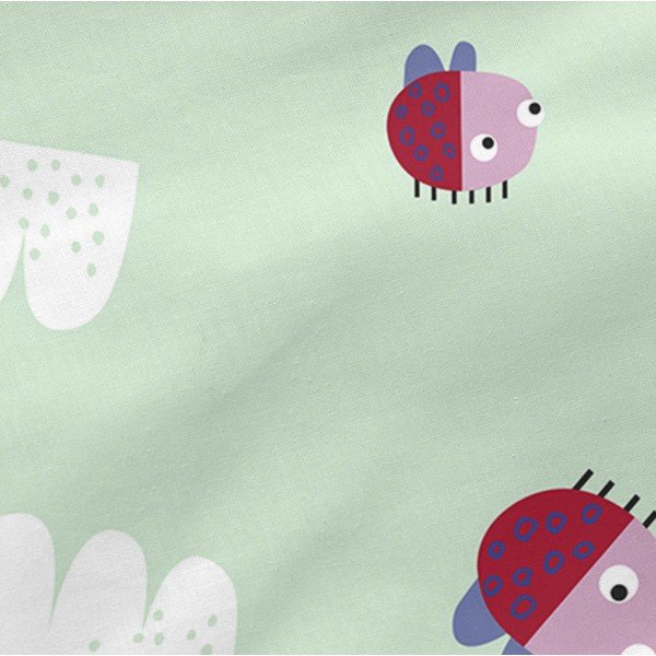Dječja pamučna plahta Moshi Moshi Patchwork Animal, 60 x 120 cm-image-4
