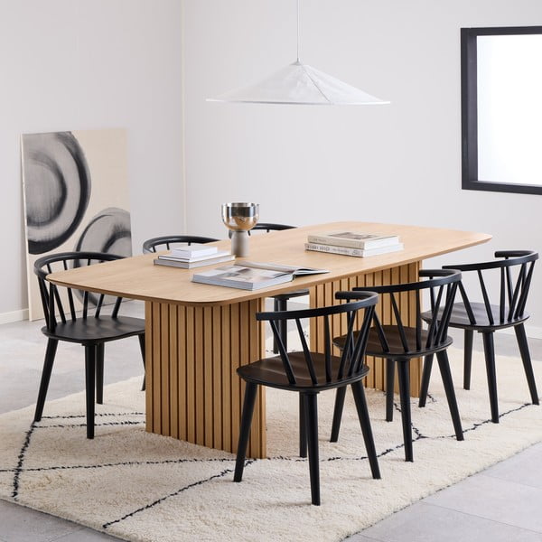 Crna blagovaonska stolica Ida – Actona-image-1