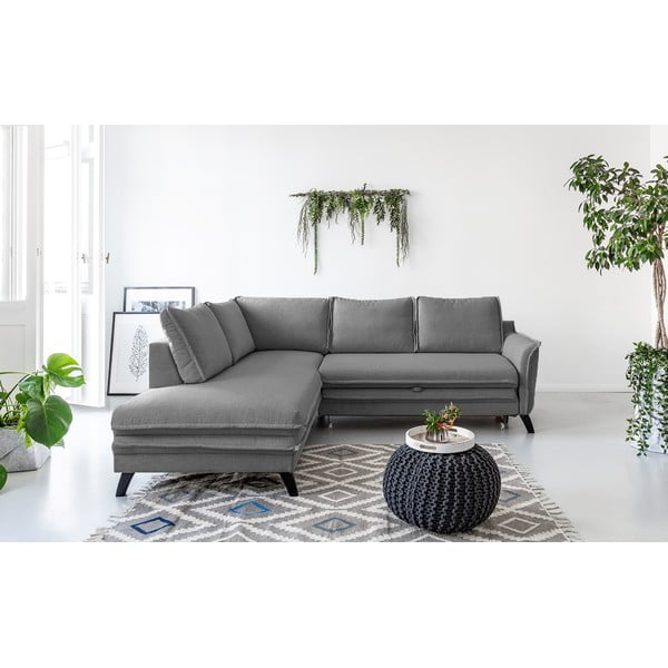 Siva kutna garnitura na razvlačenje Miuform Charming Charlie L, lijevi kut-image-1