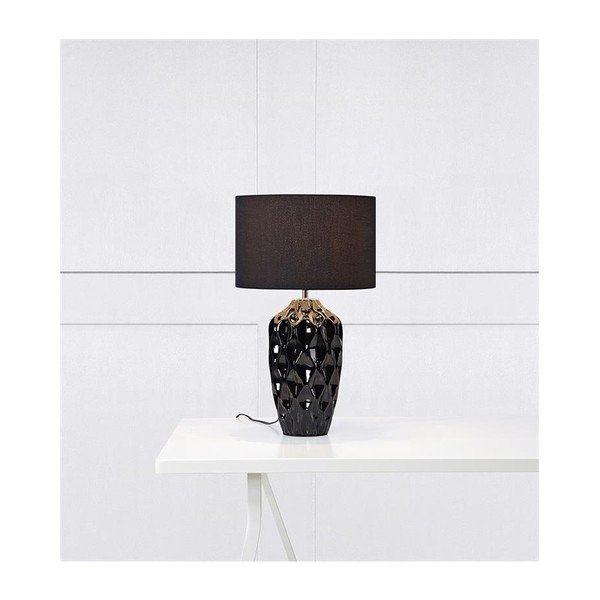 Crna stolna lampa Markslöjd Ben, ø 26 cm-image-1
