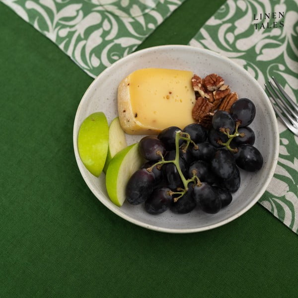 Laneni nadstolnjak 40x200 cm True Green – Linen Tales-image-2