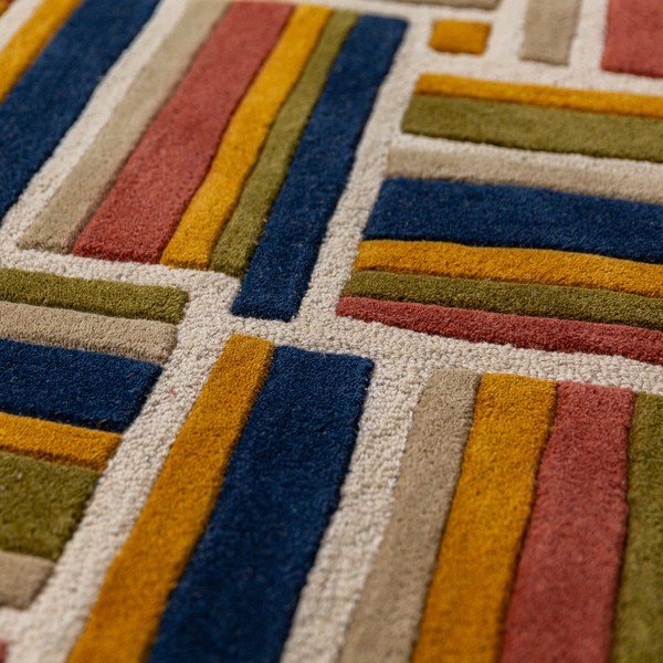 Ručno rađen vunen tepih 140x200 cm Lattice Shaped  – Flair Rugs-image-3