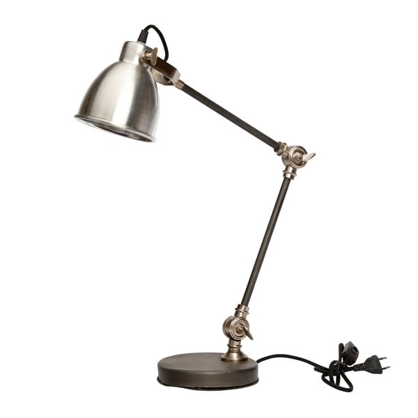 Stolna lampa u srebrnoj boji Hübsch Jasmine