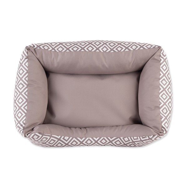 Svjetlo smeđi plišani krevet za pse 75x90 cm Dog Fantasy DeLuxe – Plaček Pet Products-image-3