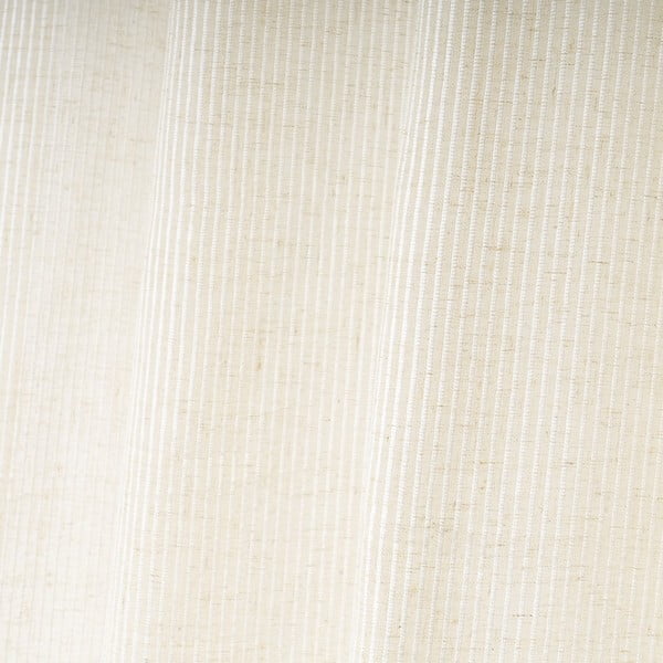 Bež prozirna zavjesa od mješavine lana 140x260 cm Fifties – Casa Selección-image-4