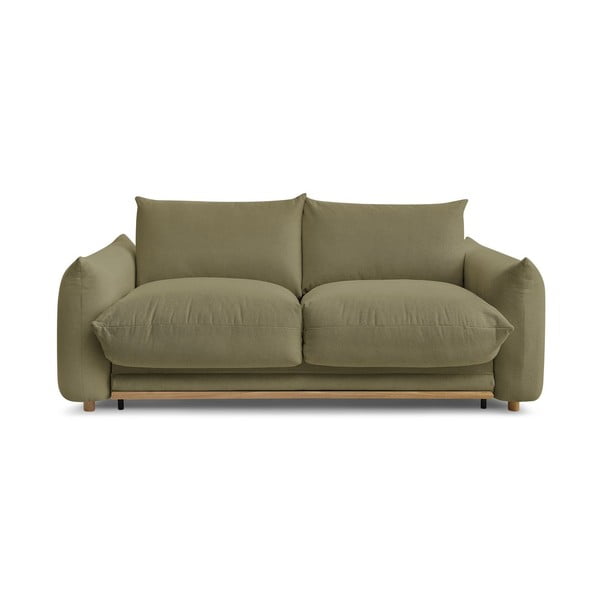 Zelena sklopiva sofa 214 cm Ernest – Bobochic Paris