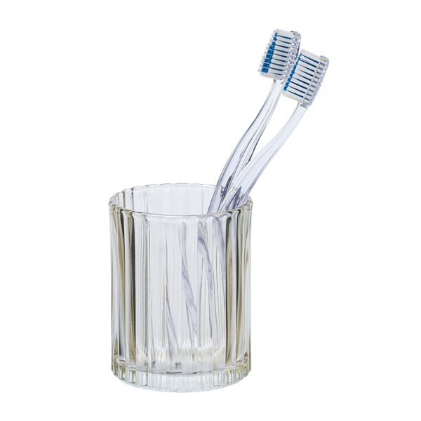 Bež staklena čaša za četkice za zube Wenko Vetro-image-1