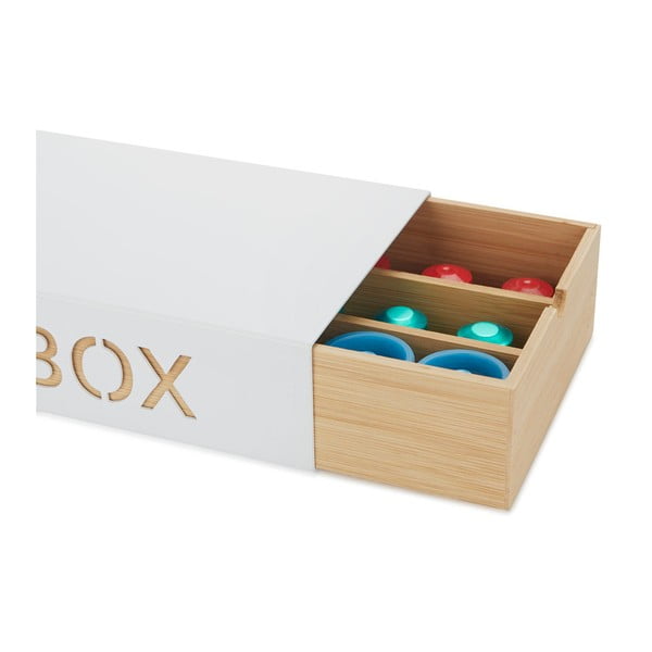 Bijeli stalak za kapsule kave – Balvi-image-1