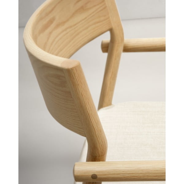 Bež/u prirodnoj boji blagovaonska stolica Falconera – Kave Home-image-4