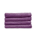 Ljubičasti brzosušeći pamučni ručnici u setu 4 kom 30x30 cm Quick Dry – Catherine Lansfield