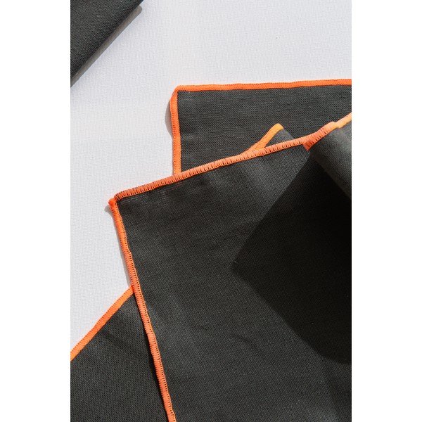 Laneni nadstolnjaci u setu 2 kom 41x130 cm Contrast Edge – Really Nice Things-image-3