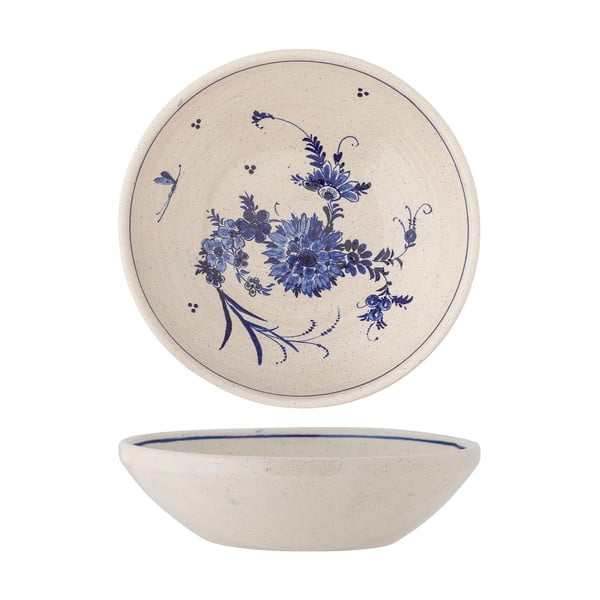 Plava/bež zdjela od terakote ø 41 cm Aleni – Bloomingville-image-2
