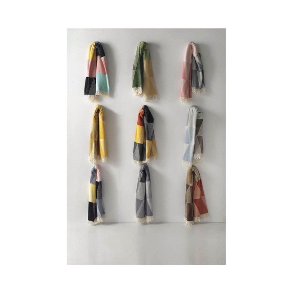 Ružičasto-sivi pokrivač s pamukom Euromant Pisa, 140 x 160 cm-image-2