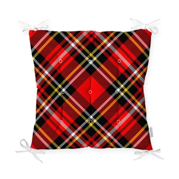 Jastuk za stolicu Minimalist Cushion Covers Flannel Red Brick, 40 x 40 cm