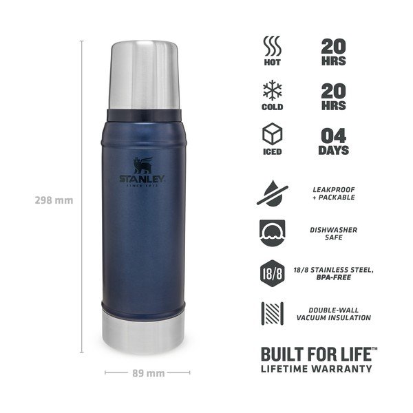 Plava termosica sa šalicom 750 ml – Stanley-image-3