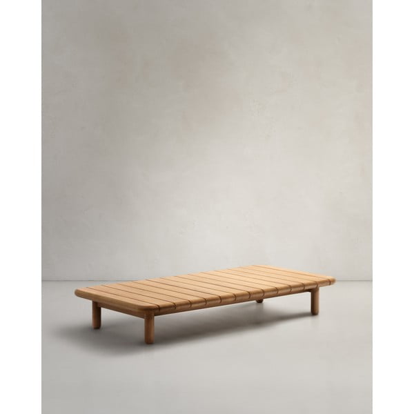 Vrtni stol od masivne tikovine 70x140 cm Turqueta – Kave Home-image-3