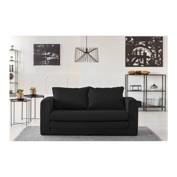 Crni kauč na razvlačenje Cosmopolitan Design Honolulu-image-4