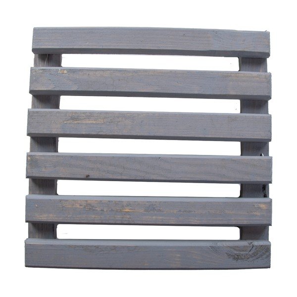 Sivo drveno pomično postolje za tegle za cvijeće Esschert Design, 29 x 29 cm-image-3