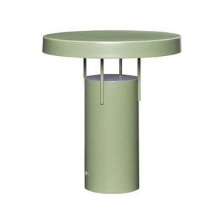 Zelena LED stolna lampa s mogućnosti zatamnjivanja s metalnim sjenilom (visina 28 cm) BringMe – Hübsch