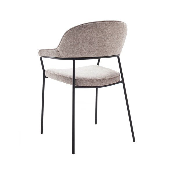 Bež blagovaonska stolica s naslonima za ruke Kindersley – Unique Furniture-image-3