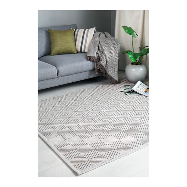 Dvostrani bež tepih s uzorkom Narm Kalana, 160 x 230 cm-image-4