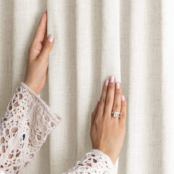 Zavjesa boje slonovače 140x250 cm Velari – Restilo-image-2