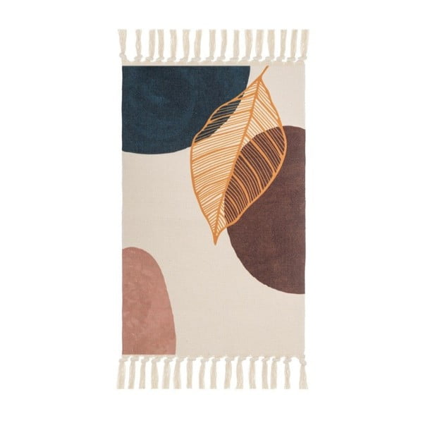 Krem periv tepih od mješavine pamuka 50x80 cm – Casa Selección