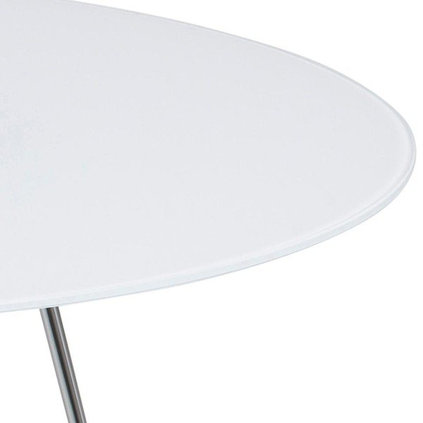 Bijeli stolić za kavu Actona Casia, ⌀ 80 cm-image-2