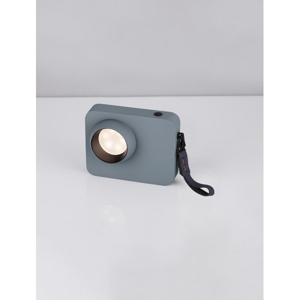 Prljavo plava metalna LED stolna lampa s mogućnosti zatamnjivanja (visina 11 cm) Kedros – Nova Luce-image-3