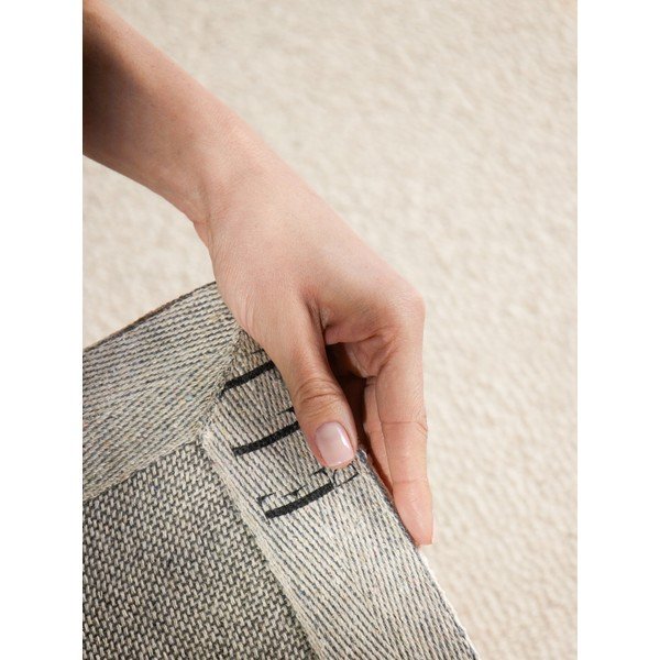 Krem ručno rađen vunen tepih 200x290 cm Puristic Knots – Elle Decoration-image-4