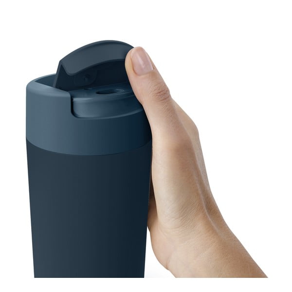 Tamno plava/antracitno siva putna šalica 450 ml Sipp – Joseph Joseph-image-1