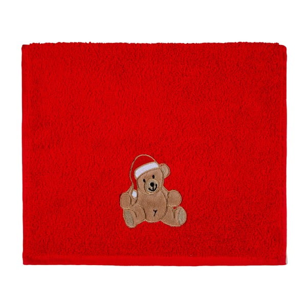 Ručnik Božićni Teddy Red, 30 x 50 cm