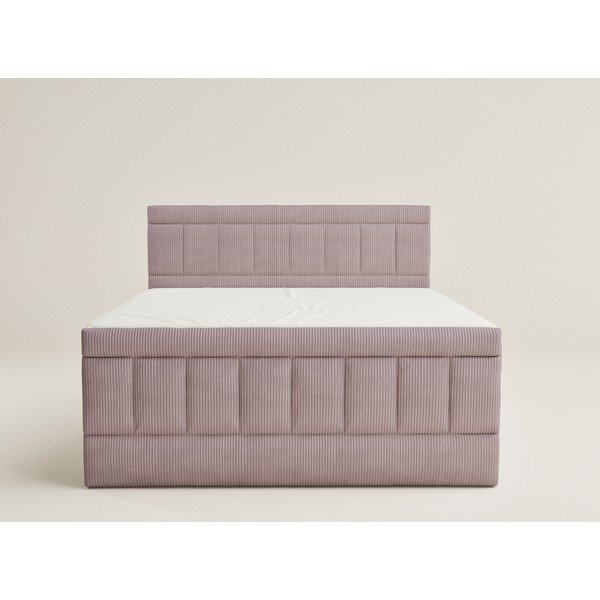 Ljubičasti boxspring krevet s prostorom za odlaganje 160x200 cm Caya – Maison de Rêve-image-2
