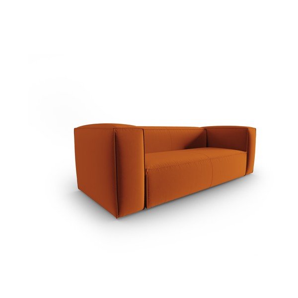 Narančasta baršunasti sofa 200 cm Mackay – Cosmopolitan Design-image-2