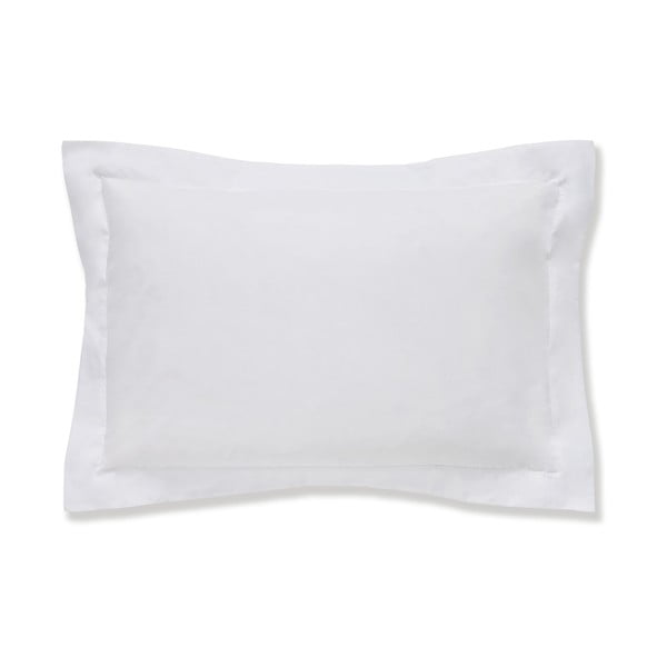 Bijela navlaka za jastuk od organskog pamuka Bianca Oxford Organic, 50 x 75 cm