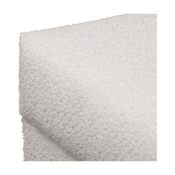 Bijeli tabure od bouclé tkanine Ariella – Ropez-image-4