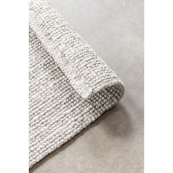 Svijetlo siva obostrana/ručno rađena jutena staza 80x200 cm Bouclé Jaipur – Hanse Home-image-3