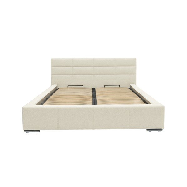 Bež bračni krevet Mazzini Beds Reve, 160 x 200 cm-image-1