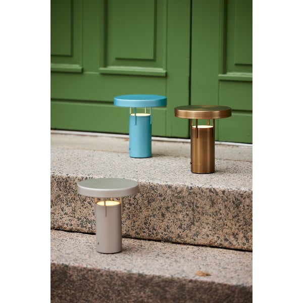 LED stolna lampa s mogućnosti zatamnjivanja u brončanoj boji (visina 20 cm) BringMe – Hübsch-image-4