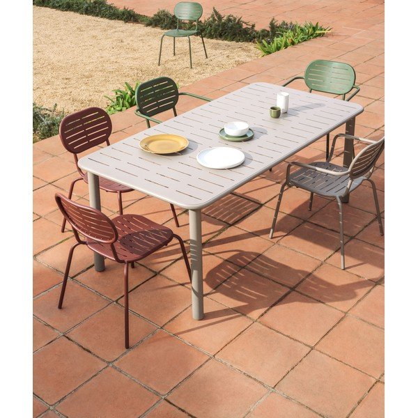 Bordo metalna vrtna stolica Brai – Kave Home-image-1