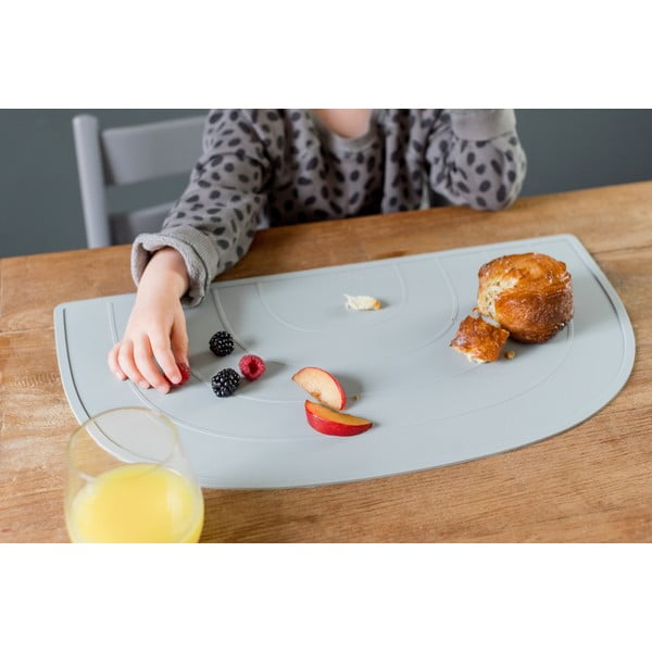 Plavi silikonski podmetač Kindsgut Rainbow, 47 x 26 cm-image-3