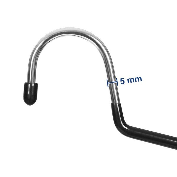 Set od 20 crnih metalnih vješalica Songmics-image-3