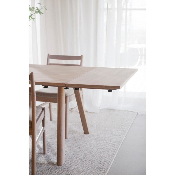 Dodatna ploča za stol od punog hrasta 95x45 cm Clapperton – Rowico-image-2