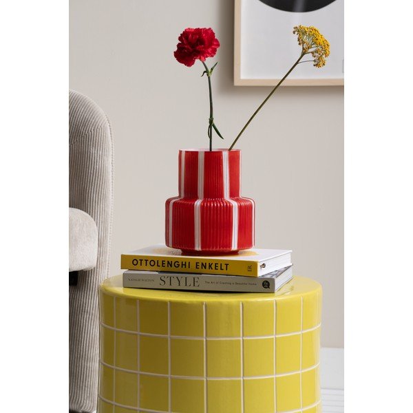 Okrugao pomoćni stol keramički ø 42 cm Retro Tiles – Leitmotiv-image-3