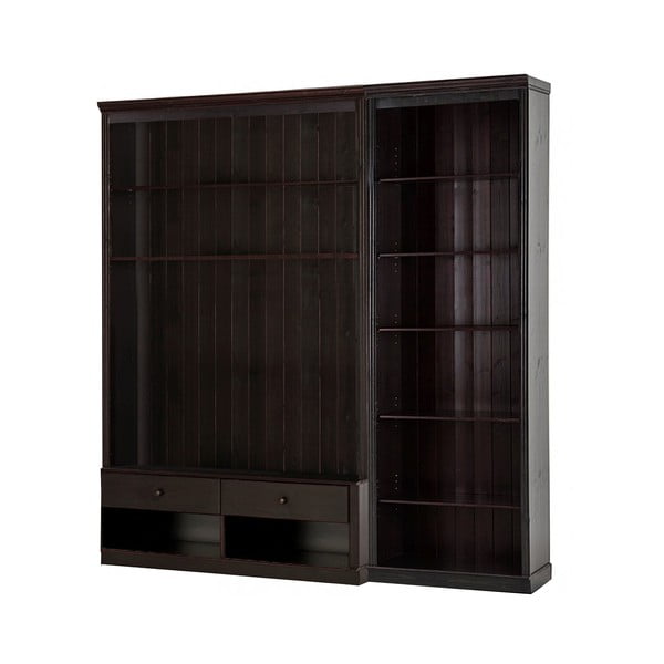 Smeđi TV set od masivnog bora 214x223 cm Anita – Støraa-image-1