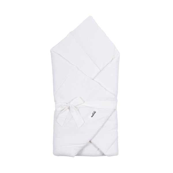 Bijela pamučna deka za bebe 75x75 cm - Malomi Kids