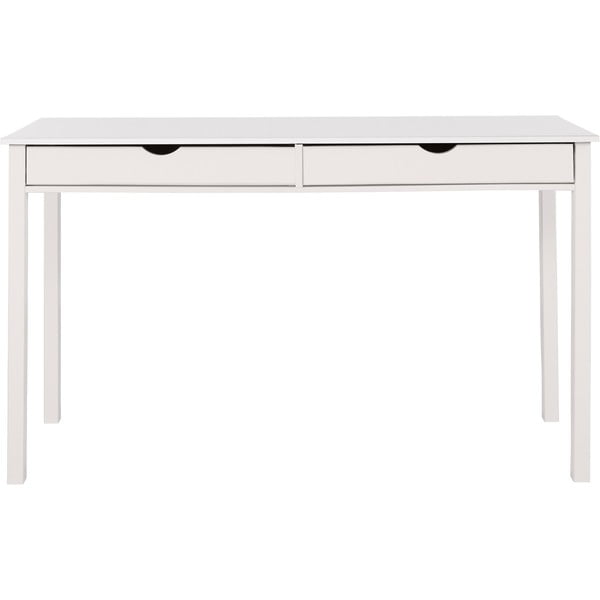 Bijeli radni stol od bora Støraa Gava, dužine 140 cm