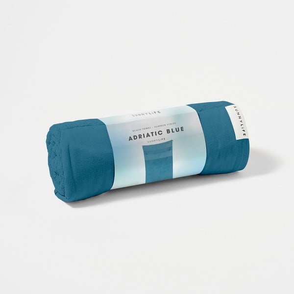 Plavi pamučni ručnik za plažu Sunnylife Summer Stripe, 175 x 90 cm-image-3
