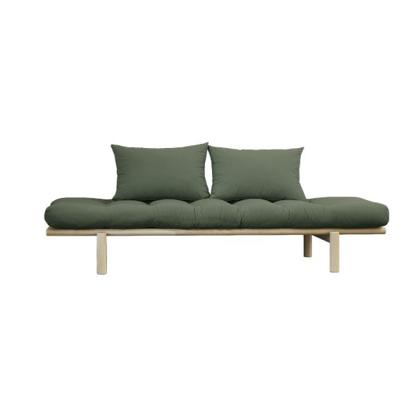 Podesiva sofa Karup Design Pace Natural Clear/Maslinasto Zeleno