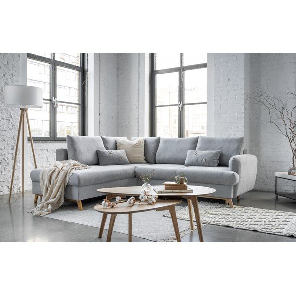 Svijetlo siva sklopiva/s prostorom za odlaganje kutna garnitura (s lijevim kutom/u obliku slova L) Scandic Lagom – Miuform-image-4